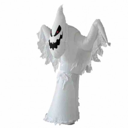 5FT Giant Halloween Decoration Outdoor Scary Horror Ghost Props Halloween Party Decoration LED Light Ghost Inflatable Costume 5FT Giant Halloween Decoration Outdoor Scary Horror Ghost Props Halloween Party Decoration LED Light Ghost Inflatable Costume