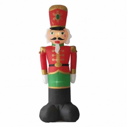 Christmas Outdoor Yard Decoration 8FT Christmas Nutcracker Soldier Blow up Snowman Santa Claus Tree Christmas Inflatable Christmas Outdoor Yard Decoration 8FT Christmas Nutcracker Soldier Blow up Snowman Santa Claus Tree Christmas Inflatable