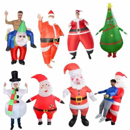 Inflatable Christmas Funny Blow Up Costume Suit Christmas Decoration Inflatable Cosplay Party Inflatable Santa Claus Costume Inflatable Christmas Funny Blow Up Costume Suit Christmas Decoration Inflatable Cosplay Party Inflatable Santa Claus Costume