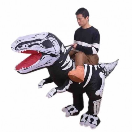 Inflatable Zebra Dinosaur Skeleton Inflatable Suit Adult Dinosaur T Rex Rider Costume for Adult Kid Polyester Halloween Costume Inflatable Zebra Dinosaur Skeleton Inflatable Suit Adult Dinosaur T Rex Rider Costume for Adult Kid Polyester Halloween Costume