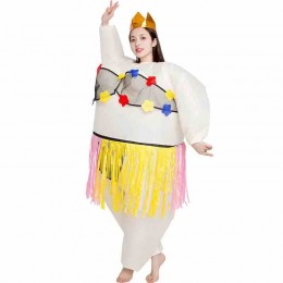 Blow Up Costume Cosplay Party Ballet Samba Dance Fancy Dress Halloween Fat Suit Inflatable Costume For Adult Men Women  Blow Up Costume Cosplay Party Ballet Samba Dance Fancy Dress Halloween Fat Suit Inflatable Costume For Adult Men Women