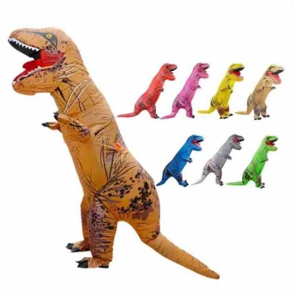 Cosplay Dinosaur Riding Walking Costume Inflatable Suit Hot Selling Halloween Polyester Unisex Animal Mascot Inflatable Costume Cosplay Dinosaur Riding Walking Costume Inflatable Suit Hot Selling Halloween Polyester Unisex Animal Mascot Inflatable Costume