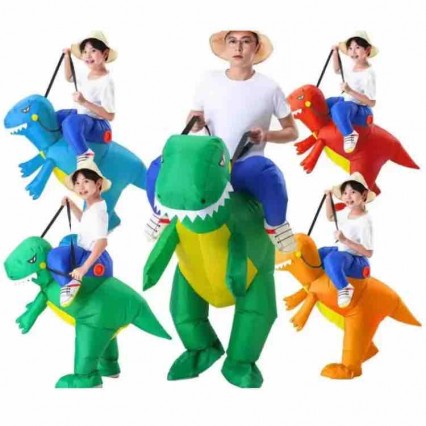Halloween Funny Fancy Dress Dinosaur Suit Inflatable Mascot Costume Adult Ride On Dinosaur Inflatable Costume Halloween Funny Fancy Dress Dinosaur Suit Inflatable Mascot Costume Adult Ride On Dinosaur Inflatable Costume