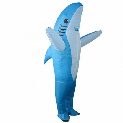 Waterproof Adult Inflatable Animal Costume Halloween Birthday Holiday Full Body Standing Inflatable Shark Costume with Air Pump Waterproof Adult Inflatable Animal Costume Halloween Birthday Holiday Full Body Standing Inflatable Shark Costume with Air Pump