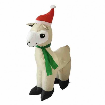 Cheap Inflated Model Holiday Inflatable Decoration Yard Lighting Christmas Alpaca Inflatable Christmas Decorations Outdoor Cheap Inflated Model Holiday Inflatable Decoration Yard Lighting Christmas Alpaca Inflatable Christmas Decorations Outdoor