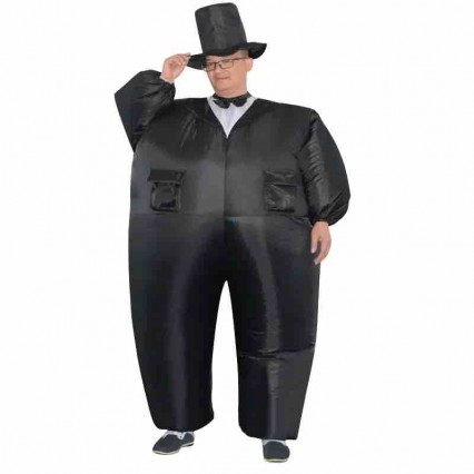 Custom Design Halloween Costume Fancy Dress Cosplay Blow Up Tuxedo Costume Inflatable Fat Suit Inflatable Costume For Adult Custom Design Halloween Costume Fancy Dress Cosplay Blow Up Tuxedo Costume Inflatable Fat Suit Inflatable Costume For Adult