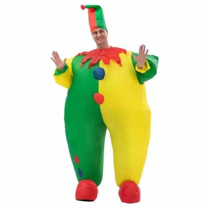 Funny Event Carnival Parade Party Performance Inflatable Clown Suit Cosplay Inflatable Fat Suits Clown Inflatable Costume Funny Event Carnival Parade Party Performance Inflatable Clown Suit Cosplay Inflatable Fat Suits Clown Inflatable Costume