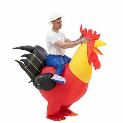 New Product Halloween Easter Christmas Inflatable Suit Fan Air Blower Cosplay Blow Up Red Cock Rooster Suit Inflatable Costumes New Product Halloween Easter Christmas Inflatable Suit Fan Air Blower Cosplay Blow Up Red Cock Rooster Suit Inflatable Costumes