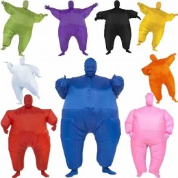 Factory Price Hot Sale More Colors Inflatable Halloween Fat Costumes Party Funny Masked Man Inflatable Costume Inflatable Suit  Factory Price Hot Sale More Colors Inflatable Halloween Fat Costumes Party Funny Masked Man Inflatable Costume Inflatable Suit
