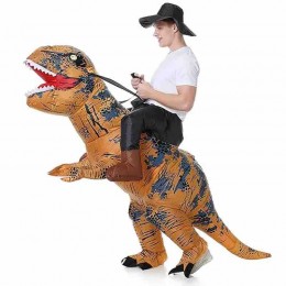 Party Role-Playing Mascot Dinosaur Costume Ride On Trex Inflatable Suit Wholesale Adult Custom Dino Halloween Inflatable Costume  Party Role-Playing Mascot Dinosaur Costume Ride On Trex Inflatable Suit Wholesale Adult Custom Dino Halloween Inflatable Costume