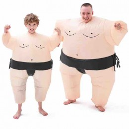 In Stock Popular Halloween Sports Game Inflatable Sumo Costume Blow Up Sumo Suit Cosplay Inflatable Costume For Adult  In Stock Popular Halloween Sports Game Inflatable Sumo Costume Blow Up Sumo Suit Cosplay Inflatable Costume For Adult