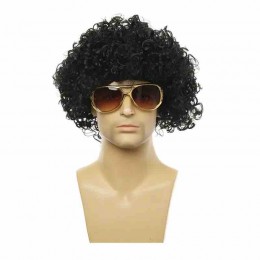 Specialized Wig Short Curly Style for Men Cosplay Retro Style Short Suitable for Party  Specialized Wig Short Curly Style for Men Cosplay Retro Style Short Suitable for Party