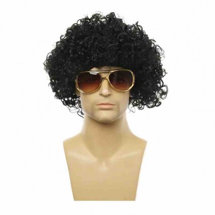 Specialized Wig Short Curly Style for Men Cosplay Retro Style Short Suitable for Party Specialized Wig Short Curly Style for Men Cosplay Retro Style Short Suitable for Party