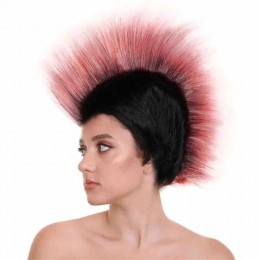 Troll Mohawk Rock Star Full Pink Mohawk Wig Premium Halloween Party Wigs Costume Accessories Fashion Unisex Performance Wigs  Troll Mohawk Rock Star Full Pink Mohawk Wig Premium Halloween Party Wigs Costume Accessories Fashion Unisex Performance Wigs