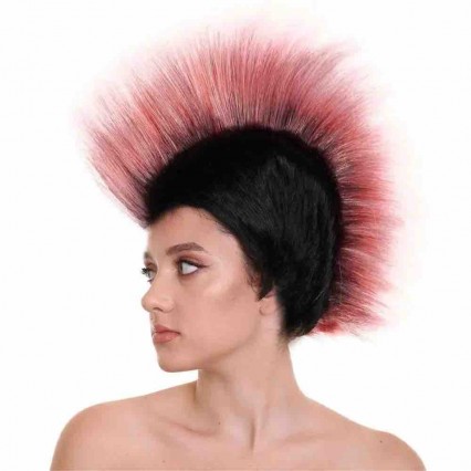 Troll Mohawk Rock Star Full Pink Mohawk Wig Premium Halloween Party Wigs Costume Accessories Fashion Unisex Performance Wigs Troll Mohawk Rock Star Full Pink Mohawk Wig Premium Halloween Party Wigs Costume Accessories Fashion Unisex Performance Wigs