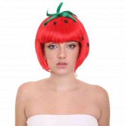Adult Strawberry Wig Fruit Party Cosplay Halloween Wig  Adult Strawberry Wig Fruit Party Cosplay Halloween Wig