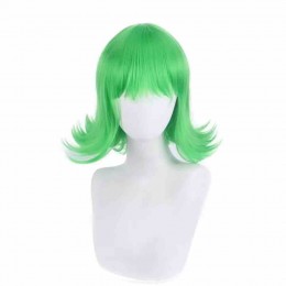 Green Short Wavy Curly Wig Character Cosplay Costume Wigs Clown Halloween Party Wig  Green Short Wavy Curly Wig Character Cosplay Costume Wigs Clown Halloween Party Wig
