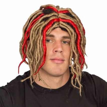 Adult Halloween Costume Colorful Dreadlocks Wig Red Blonde Celebrity Wigs Adult Halloween Costume Colorful Dreadlocks Wig Red Blonde Celebrity Wigs