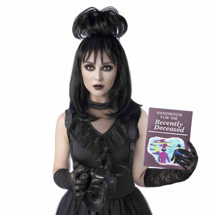 Party Wig Fluffy Buns Curly Women Black Medium Long Straight Wig With Bangs Halloween Costume Accessory Themed Party Cosplay Wig Party Wig Fluffy Buns Curly Women Black Medium Long Straight Wig With Bangs Halloween Costume Accessory Themed Party Cosplay Wig