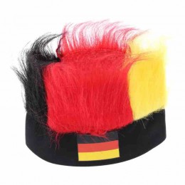 2023 football sports fans products football souvenir hairy headband wig cap with Germany country flag  2023 football sports fans products football souvenir hairy headband wig cap with Germany country flag