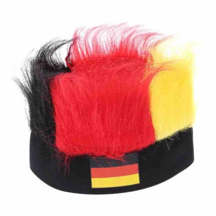 2023 football sports fans products football souvenir hairy headband wig cap with Germany country flag 2023 football sports fans products football souvenir hairy headband wig cap with Germany country flag