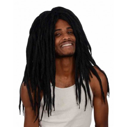 Black Dreadlock Wig for Men and Women - Long Twist Wig for Halloween Costumes Black Dreadlock Wig for Men and Women - Long Twist Wig for Halloween Costumes