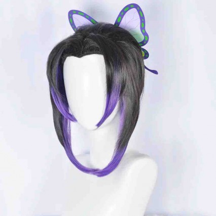 Anime Cosplay Wigs With Butterfly Hairpin Halloween Party Theatrical Performance Gradient Wig Anime Cosplay Wigs With Butterfly Hairpin Halloween Party Theatrical Performance Gradient Wig