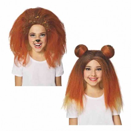 Christmas stage performance wig children's cosplay lion hair wig Halloween party wig Christmas stage performance wig children's cosplay lion hair wig Halloween party wig