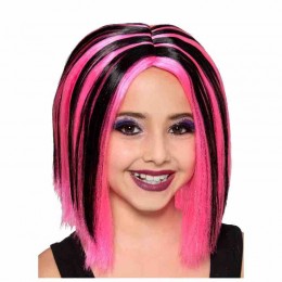Funky Colorful Neon Short Bob Party Wigs Halloween Costume Night Club Cosplay Wig One Size for All Women Kids & Adults  Funky Colorful Neon Short Bob Party Wigs Halloween Costume Night Club Cosplay Wig One Size for All Women Kids & Adults