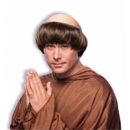 Wig Monk Wig Brown  Wig Monk Wig Brown