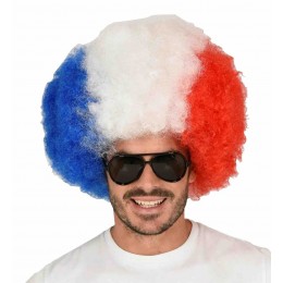 Sport Event Cheerleading Party Cheering Props France Costa Rica Football Soccer Fans Clown Wigs Flag Color Fan Wig Hat  Sport Event Cheerleading Party Cheering Props France Costa Rica Football Soccer Fans Clown Wigs Flag Color Fan Wig Hat