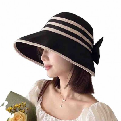 wholesale women ladies split back bow sunscreen hat UV protection Fisherman bucket Hats Travel beach sun women's fisherman's hat wholesale women ladies split back bow sunscreen hat UV protection Fisherman bucket Hats Travel beach sun women's fisherman's hat