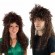 Wig factory custom party fancy dress wig men women unisex brown long curly mullet wig heavy hair metal glam Rock  Wig factory custom party fancy dress wig men women unisex brown long curly mullet wig heavy hair metal glam Rock