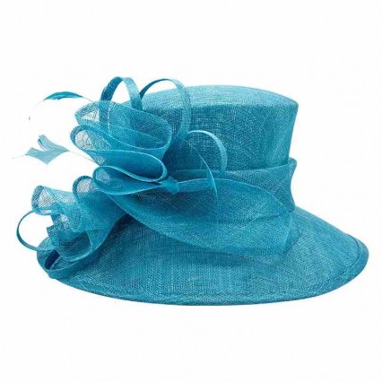 fashion Women sky blue wide brim Kentucky Derby sinamay Party fascinators wedding hats church hat elegant fancy women derby fashion Women sky blue wide brim Kentucky Derby sinamay Party fascinators wedding hats church hat elegant fancy women derby