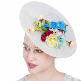 new fashion ladies retro flowers sinamay Tea-Party fascinators for women formal hats Kentucky Derby Hat Wedding Cocktail hat  new fashion ladies retro flowers sinamay Tea-Party fascinators for women formal hats Kentucky Derby Hat Wedding Cocktail hat