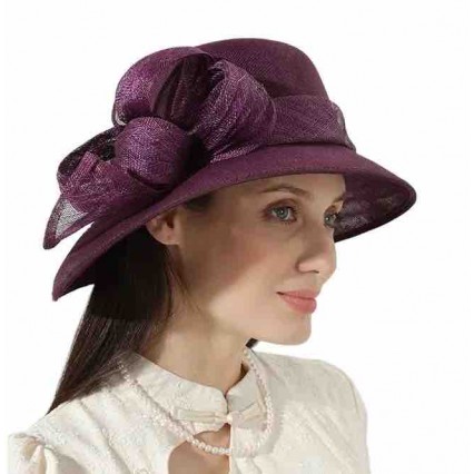 purple sinamay Church formal hat Kentucky Derby Fascinator Tea Party Wedding elegant hat for ladies sun hats for women summer purple sinamay Church formal hat Kentucky Derby Fascinator Tea Party Wedding elegant hat for ladies sun hats for women summer