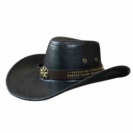 fashion classic men leather western cowboy hat cattlemen leather cowboy hats for men fashion classic men leather western cowboy hat cattlemen leather cowboy hats for men