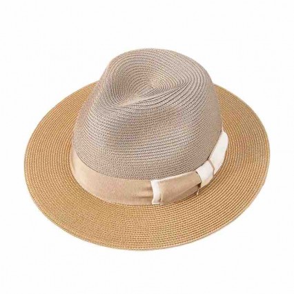 Fashion men women unisex two tone paper Straw Sun Hats Summer Panama hat Beach mens fedora paper straw high quality panama hat Fashion men women unisex two tone paper Straw Sun Hats Summer Panama hat Beach mens fedora paper straw high quality panama hat