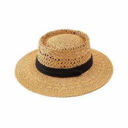 logo customized women Sun Hat Flat Top boater Summer Beach fedora paper straw panama hats wholesale  logo customized women Sun Hat Flat Top boater Summer Beach fedora paper straw panama hats wholesale
