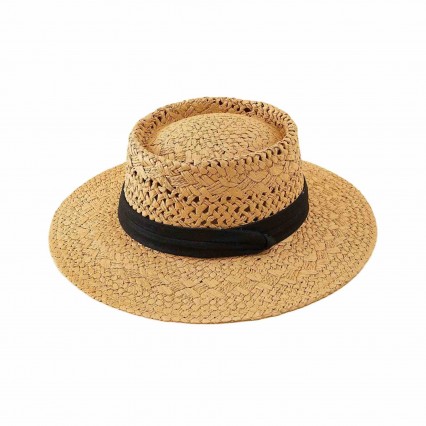 logo customized women Sun Hat Flat Top boater Summer Beach fedora paper straw panama hats wholesale logo customized women Sun Hat Flat Top boater Summer Beach fedora paper straw panama hats wholesale