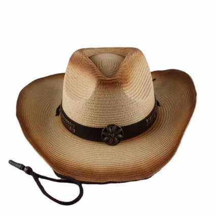 Wholesale paper straw fedora mens straw cowboy hats beach hat sun hats for men protection Wholesale paper straw fedora mens straw cowboy hats beach hat sun hats for men protection