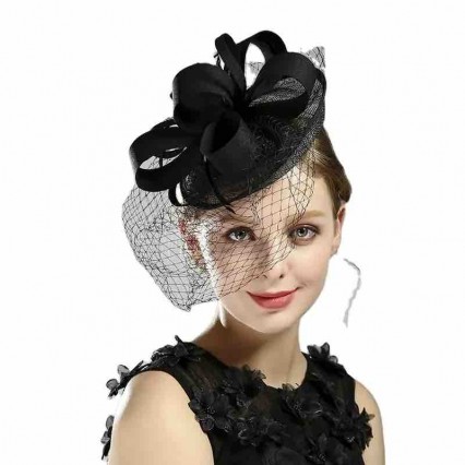 Women Kentucky Derby mesh veil Church hats bowknot Cocktail Tea Party headwear Fascinators Hats evening hat Women Kentucky Derby mesh veil Church hats bowknot Cocktail Tea Party headwear Fascinators Hats evening hat