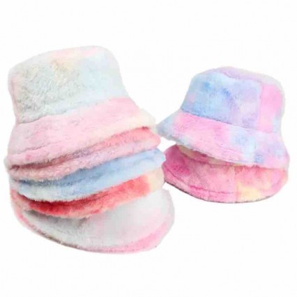 8 colors winter Fuzzy Furry Bucket hats Fluffy Fisherman Cap tie dye Warm Windproof Artificial Fur Bucket Hat for Women 8 colors winter Fuzzy Furry Bucket hats Fluffy Fisherman Cap tie dye Warm Windproof Artificial Fur Bucket Hat for Women