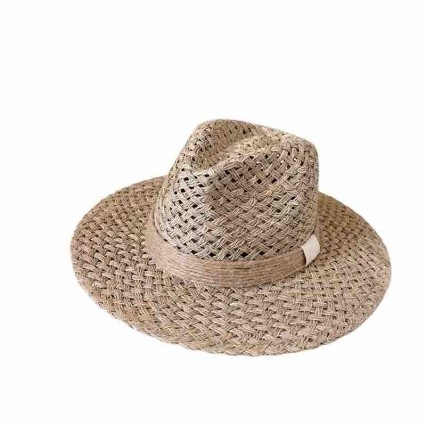 fashion women sea grass salt grass wide brim panama hat UV protection sun beach jazz straw panama hat fashion women sea grass salt grass wide brim panama hat UV protection sun beach jazz straw panama hat