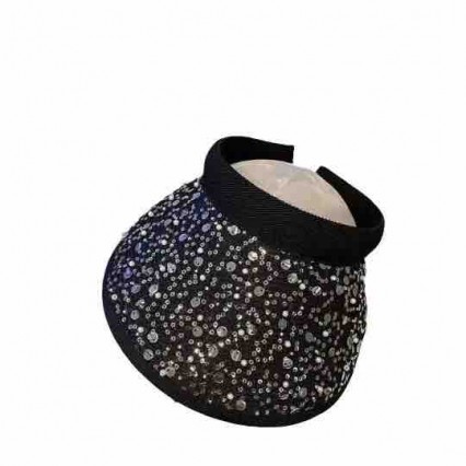 2024 new ladies summer hat for women rhinestone wide brim UV protection beach Visor Tourism sun blocking hats with lace bowknot 2024 new ladies summer hat for women rhinestone wide brim UV protection beach Visor Tourism sun blocking hats with lace bowknot