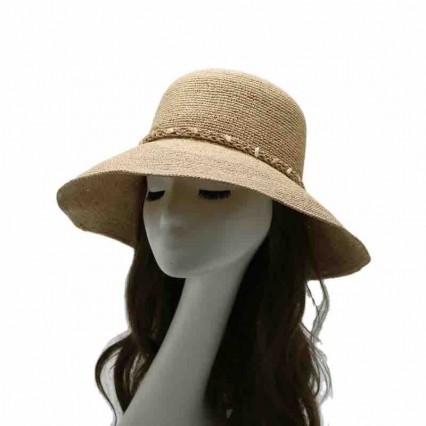 2024 new ladies women packable Sun Hats crochet raffia Straw wide brim beach hat for women cloche hat for Travel Outdoor 2024 new ladies women packable Sun Hats crochet raffia Straw wide brim beach hat for women cloche hat for Travel Outdoor