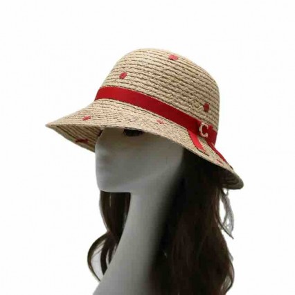 ladies women Sun Hats wide Brim raffia Straw beach hat for women bucket cloche hat with embroidery for Travel Outdoor ladies women Sun Hats wide Brim raffia Straw beach hat for women bucket cloche hat with embroidery for Travel Outdoor
