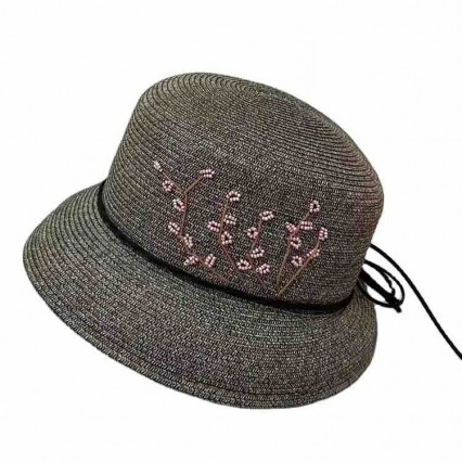 2024 new women Sun Hats paper Straw wide brim beach hat for women beaded cloche hat for Travel Outdoor 2024 new women Sun Hats paper Straw wide brim beach hat for women beaded cloche hat for Travel Outdoor