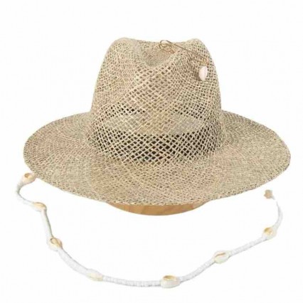 fashion women sea grass wide brim panama hat UV protection sun beach jazz straw panama hat fashion women sea grass wide brim panama hat UV protection sun beach jazz straw panama hat