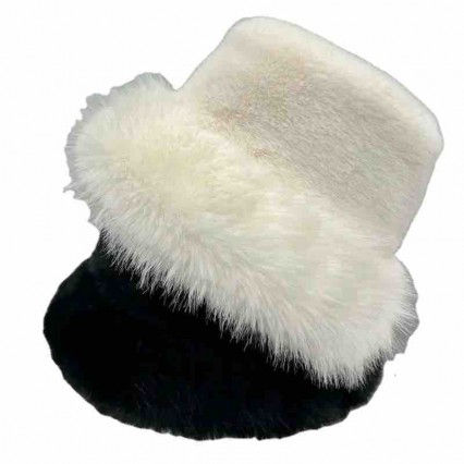fashion Women's artificial Fur Bucket Hat Fluffy Winter Warmer Fisherman Warm Windproof Hat for Girls fashion Women's artificial Fur Bucket Hat Fluffy Winter Warmer Fisherman Warm Windproof Hat for Girls